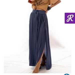 Side Slit Maxi Skirt